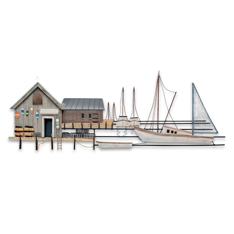 Longshore Tides Fishing Village Wall Décor & Reviews Wayfair
